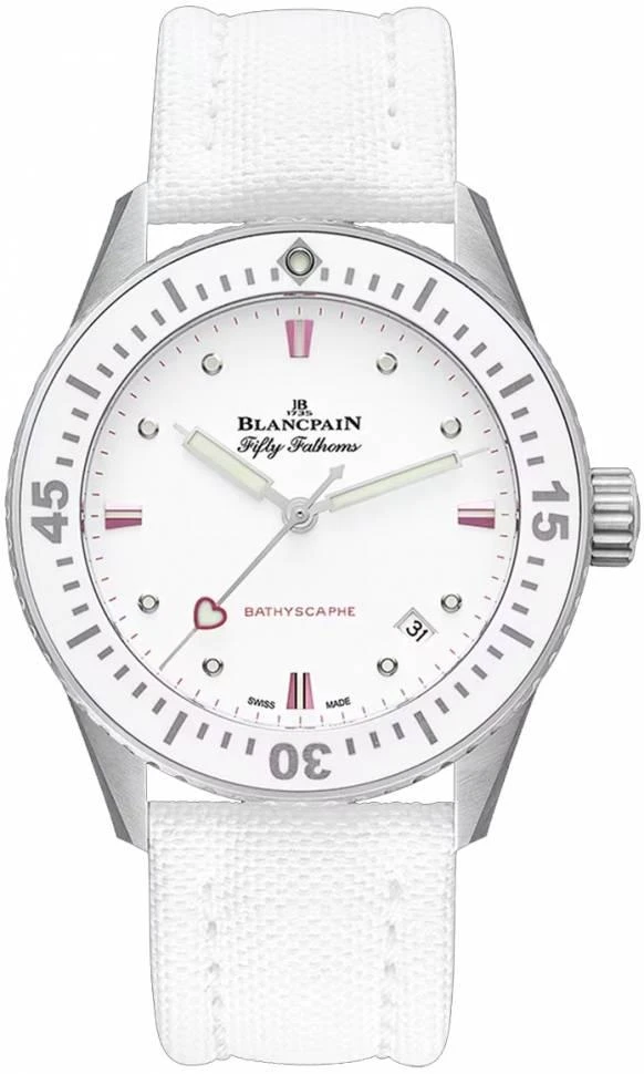 Заказать Blancpain  Fifty Fathoms Valentines Day 2023  5100A 1127 W52A