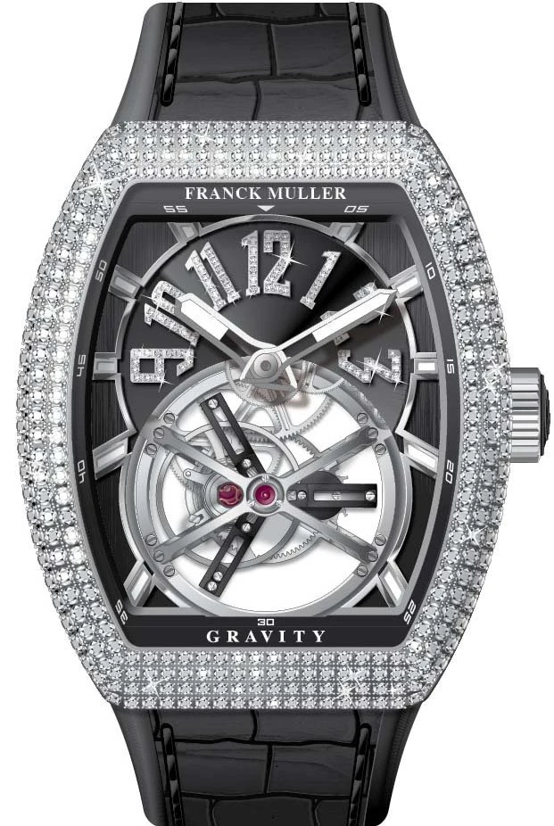 Заказать Franck Muller  Mens Collection Gravity Vanguard Yachting  V 50 LT GRAVITI CS D NBR CD AC.NR