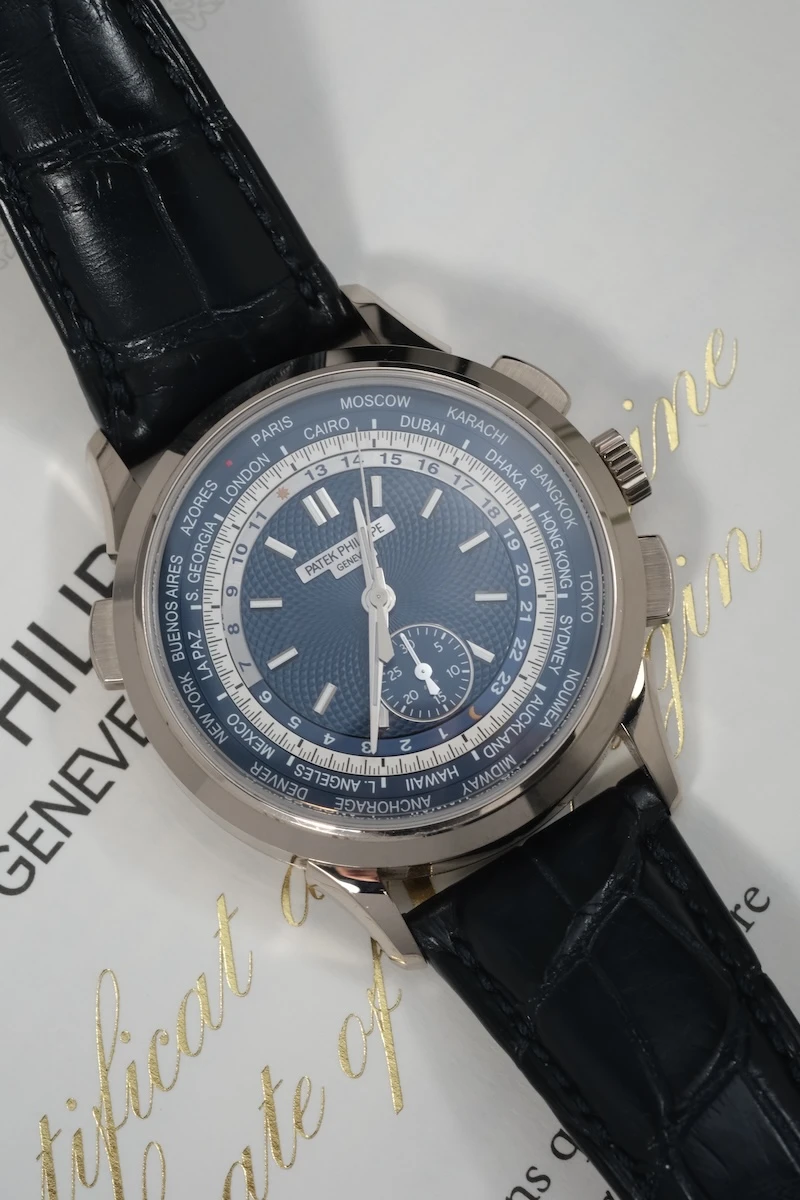 Часы Patek Philippe  World Time Chronograph  5930G-001