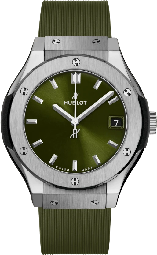 Заказать Hublot  Classic Fusion Titanium Green 33 Mm  581.NX.8970.RX