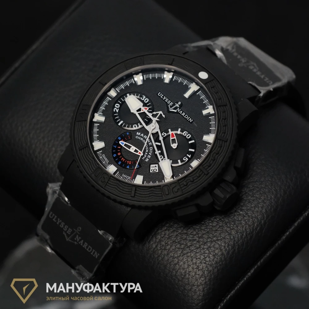 Часы Ulysse N  Black Sea Diver Chronograph  353-92-3C