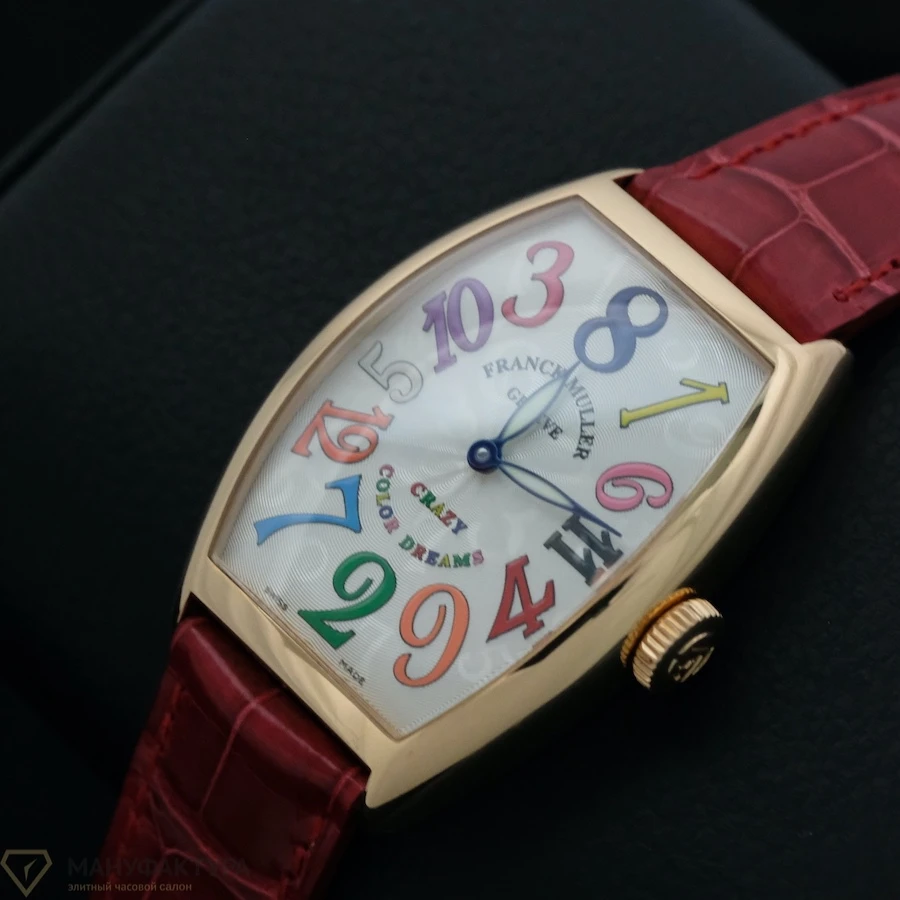 Часы Franck Muller  Cintree Curvex Watch  5850 SC COL DRM