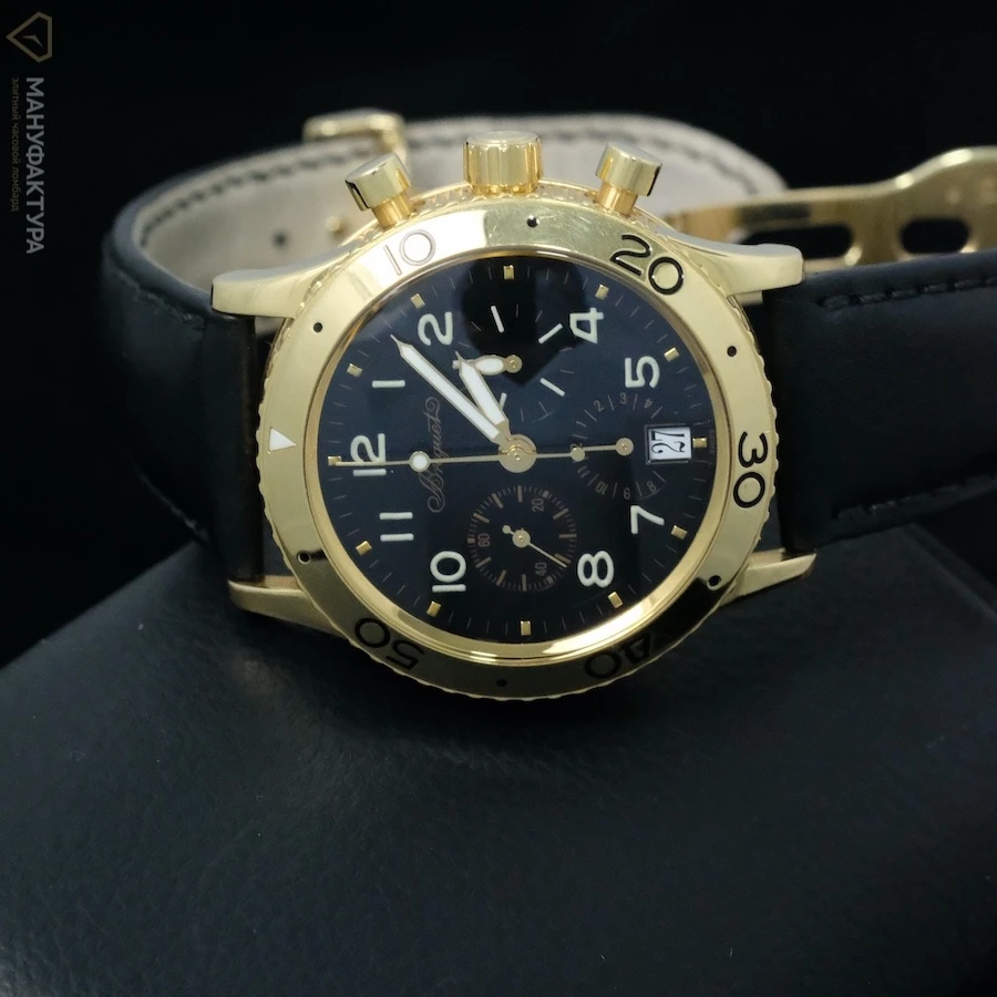Часы Breguet  Type Xx Aeronavale Yellow Gold  3820BA/N2/9W6 