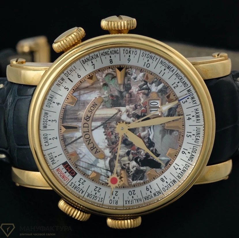 Часы Arnold &amp; Son  Hornet Royal Nelson’s Death  1H6AP.D02A.C60B