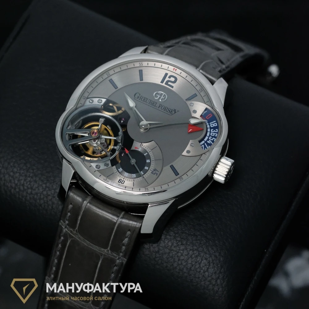 Часы Greubel Forsey  Platinum 43.5 Mm  Double Tourbillon 30° Asymétrique 