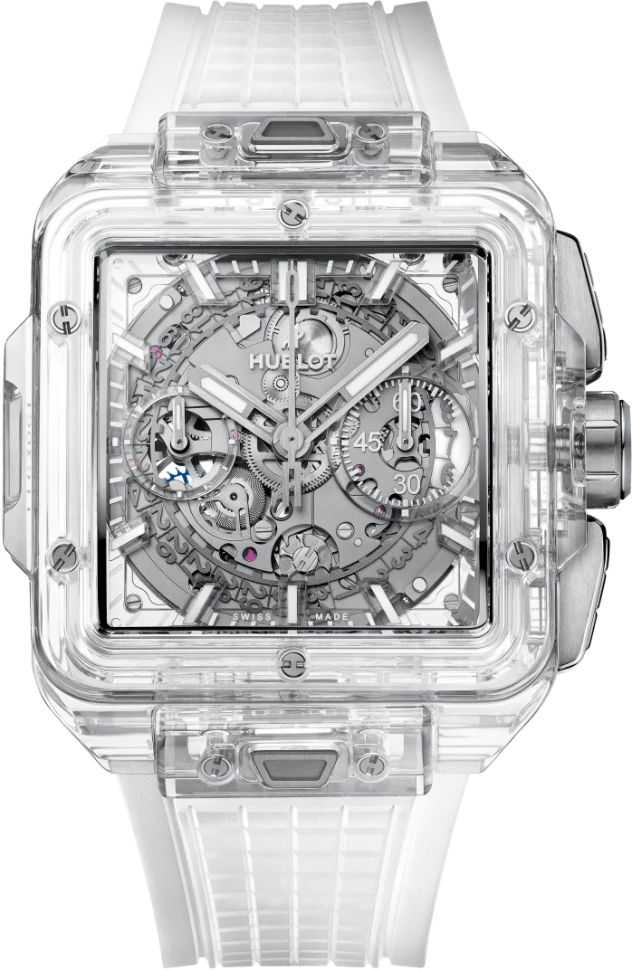 Заказать Hublot  Shaped Square Bang Unico Sapphire  821.JX.0120.RT