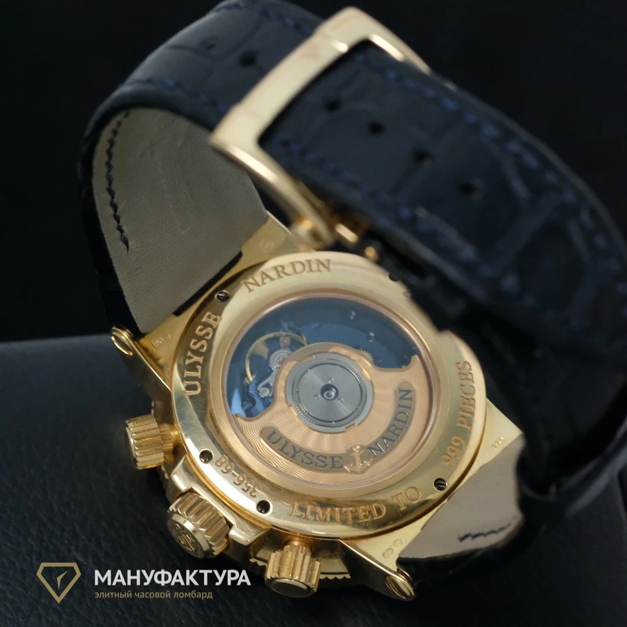 Часы Ulysse N  Blue Seal Chronograph Limited Edition  356-68LE-3
