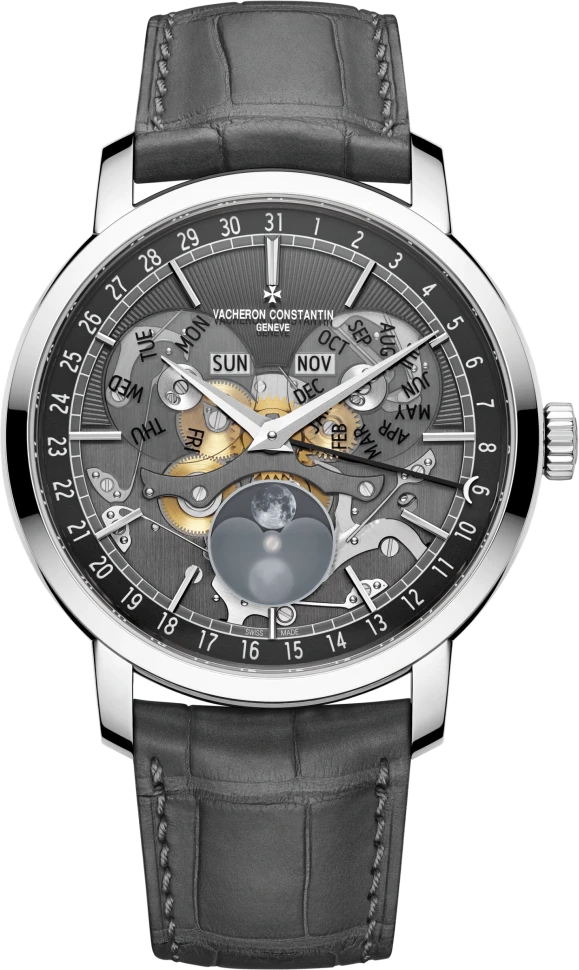 Заказать Vacheron Constantin  Traditionnelle Сomplete Calendar Openface  4020T/000G-B655
