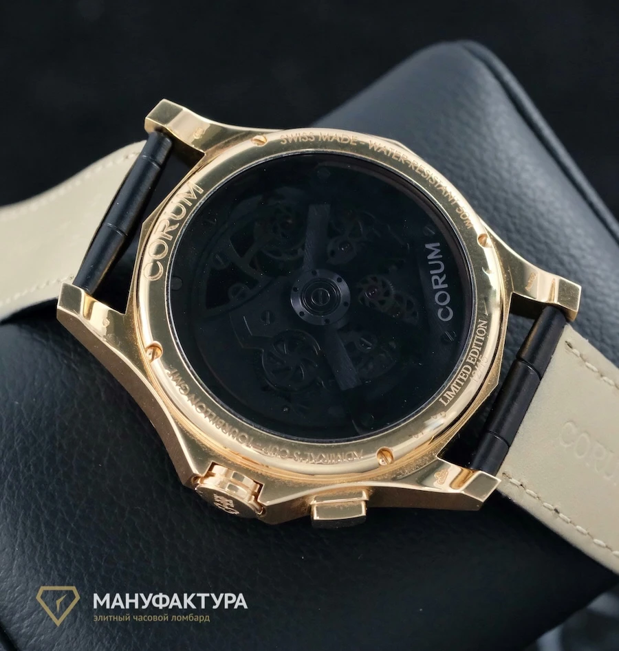 Часы Corum  Admirals Cup Rose Gold Tourbillon Gmt Limited Edition  397.551.85/0001 AK12