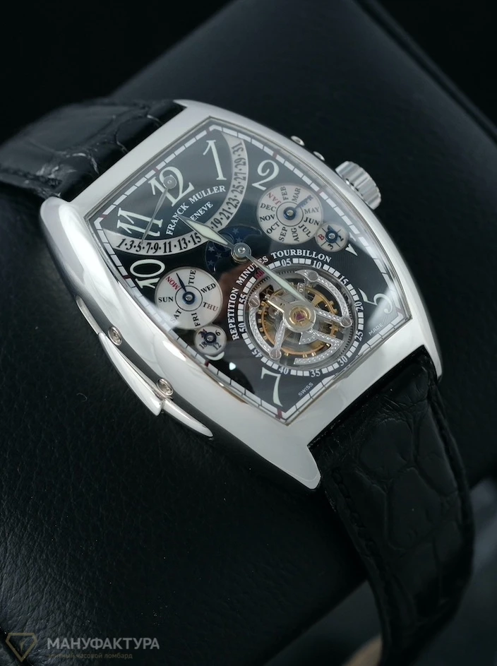Часы Franck Muller  Cintree Curvex Tourbillon Minute Repeater Perpetual Calendar  7885 RMT QP