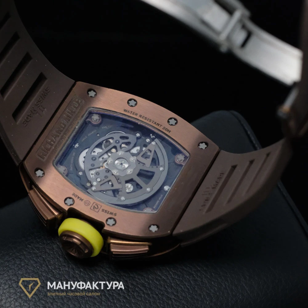 Часы Richard Mille  Felipe Massa Yellow Bronzo Limited Edition Titanium Watch  RM011 AL Ti