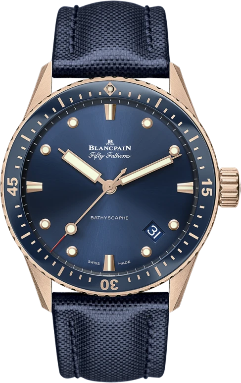 Заказать Blancpain  Fifty Fathoms Bathyscaphe  5000 36S40 O52A