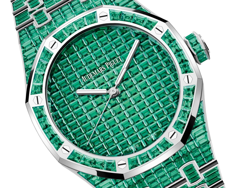Заказать Audemars Piguet  Royal Oak Selfwinding Emerald  15514BC.EE.1284BC.02