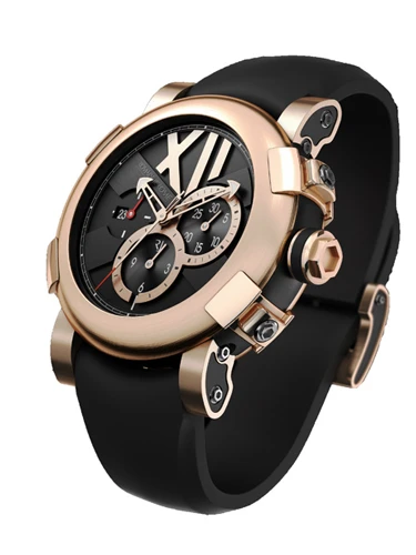 Часы Romain Jerome  Titanic Dna Pink Gold/Black Chrono  CH.T.222BB.00.BB