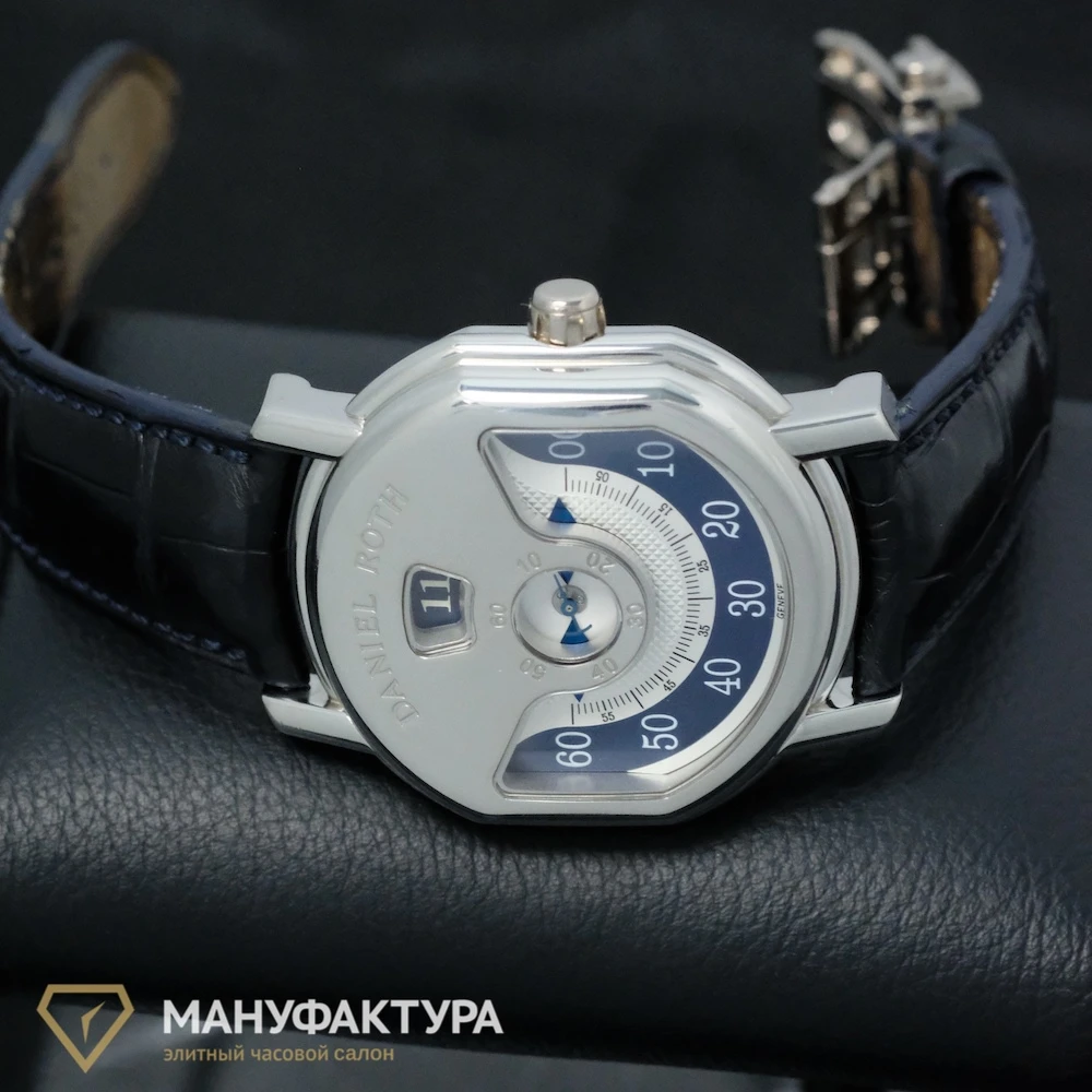 Часы Daniel Roth  Academie Ellipsocurvex Papillon Platinum  318.Y.70.351.CM.BD