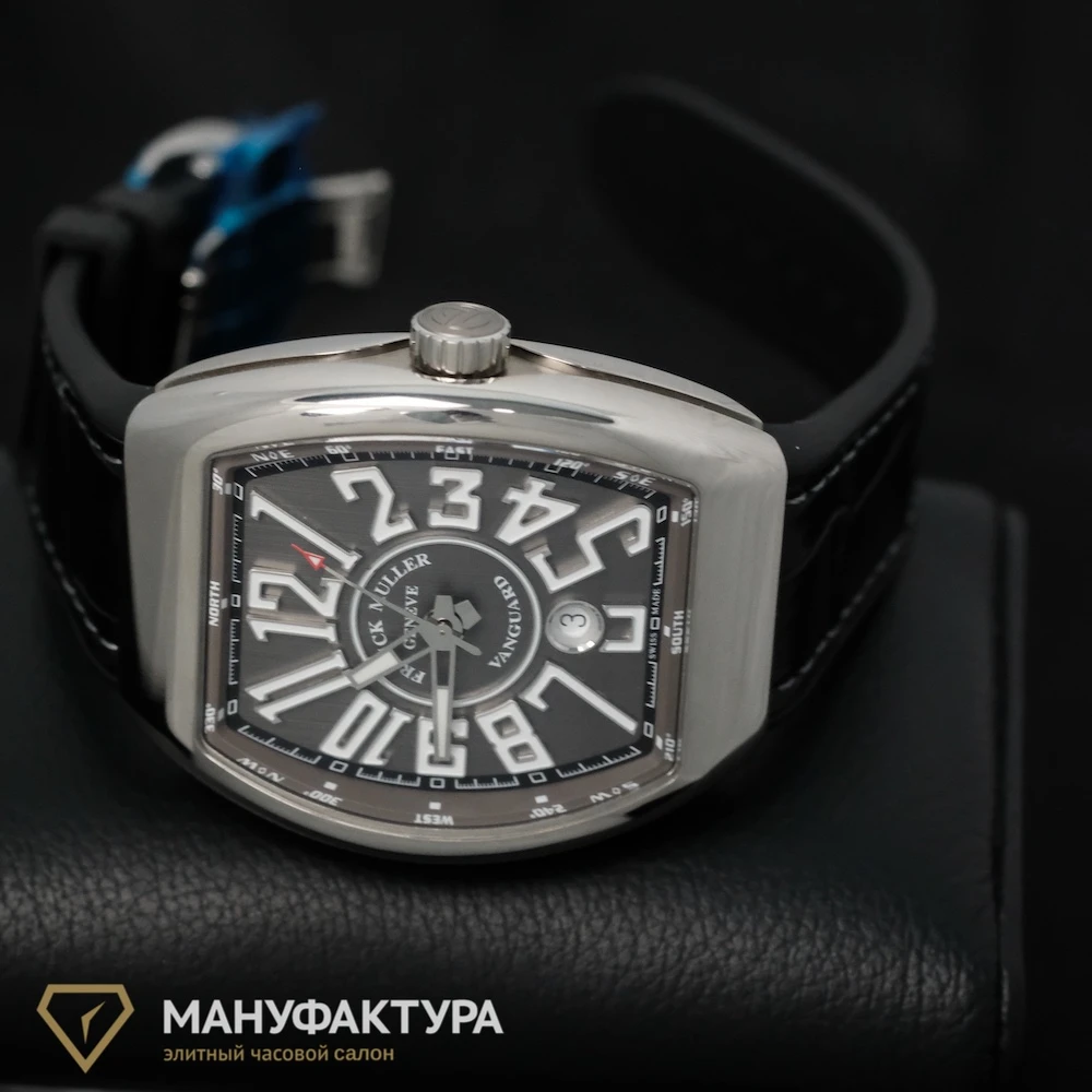 Часы Franck Muller  Vanguard Steel 45Mm Grey Dial  V 45 SC DT