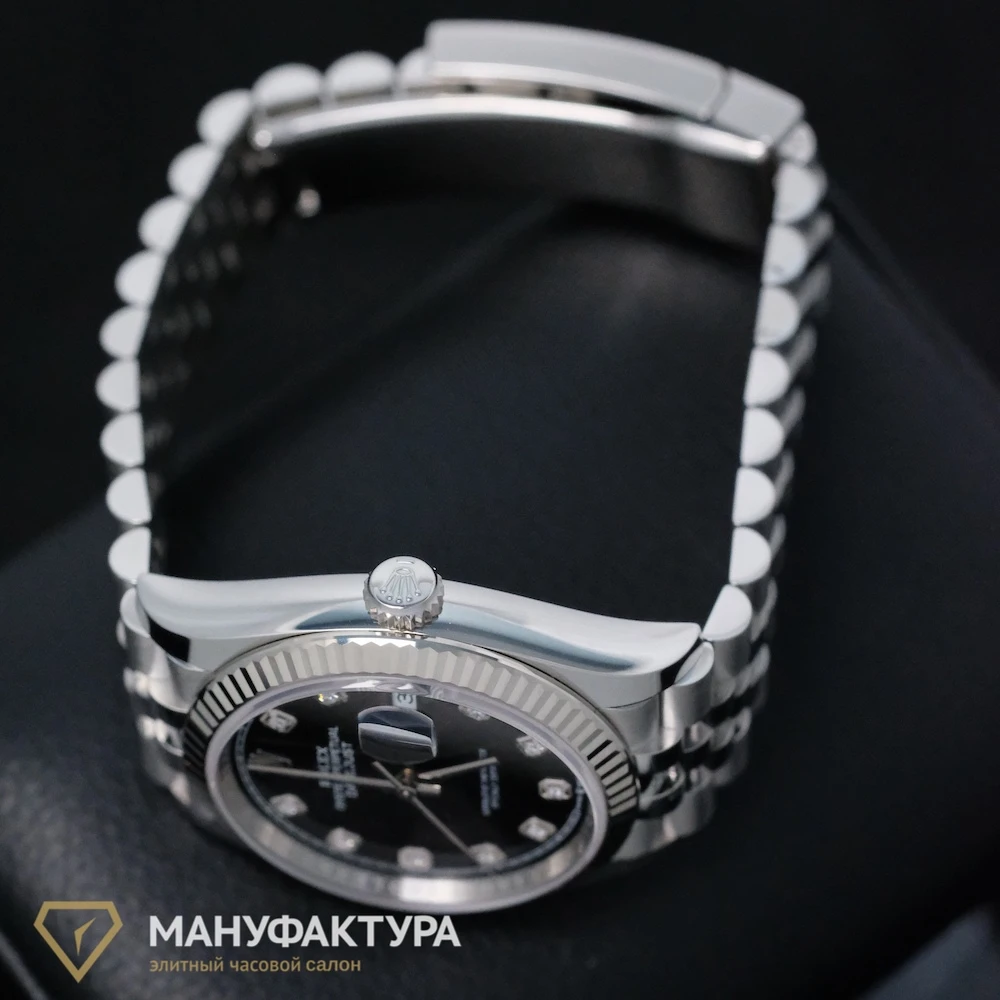 Заказать Rolex  Oyster Perpetual Datejust 36 Mm Diamond Index 126234 Black Dial  126234