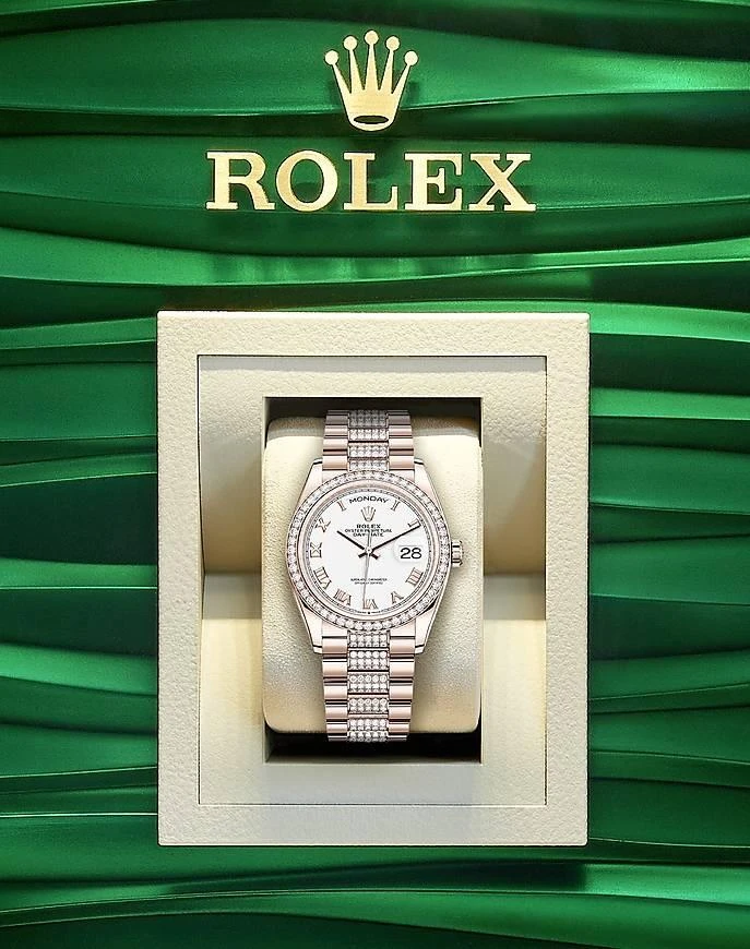 Заказать Rolex  Day-Date Oyster Perpetual 36 Mm  m128345rbr-0055