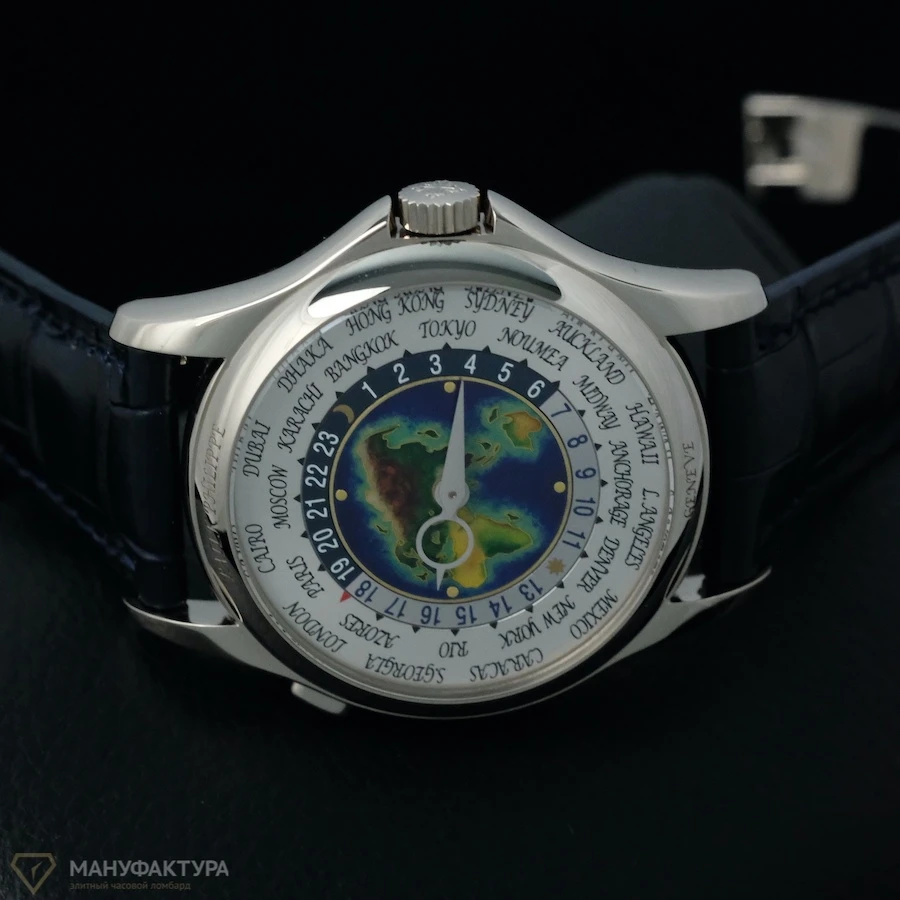 Часы Patek Philippe  World Time Enamel White Gold  5131G-010
