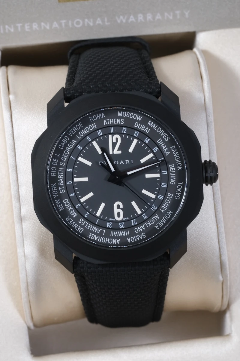 Часы Bvlgari  Octo Roma Worldtimer  103486