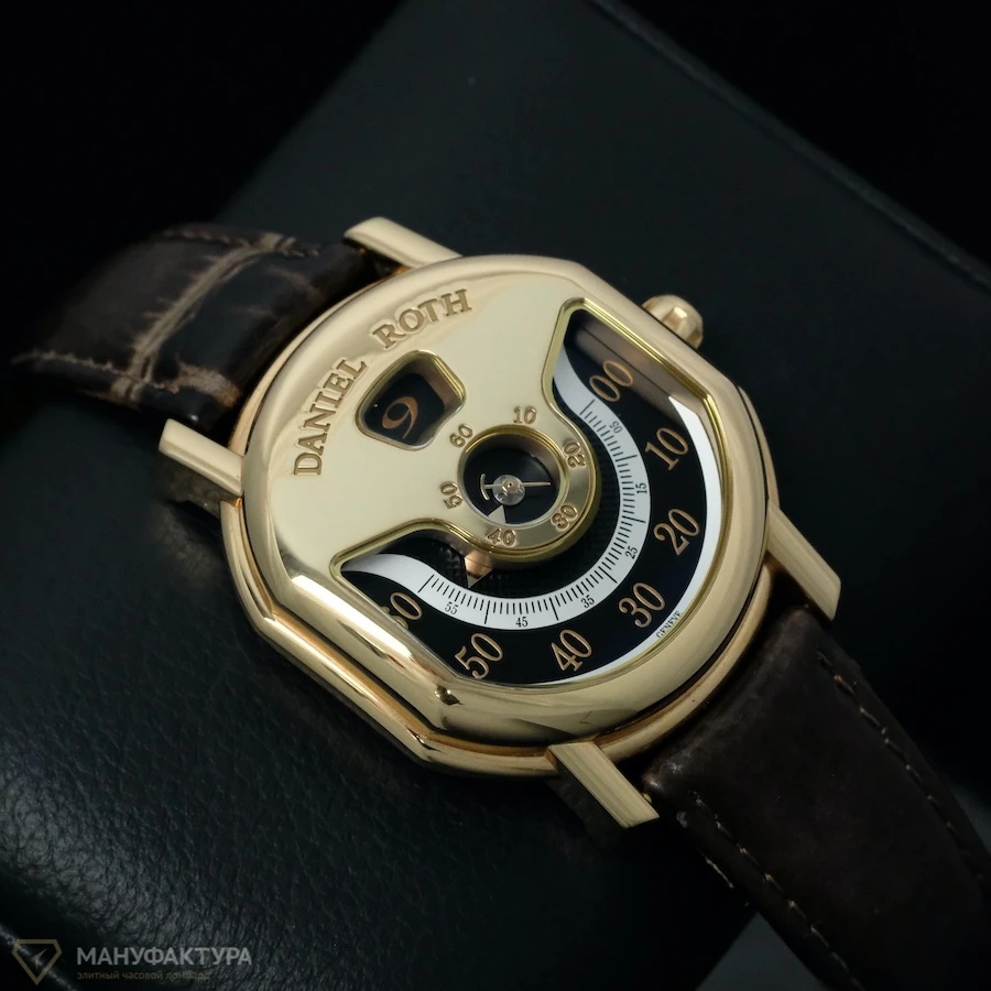 Часы Daniel Roth  Ellipsocurvex Papillon Rose Gold  318.Y.50.352.CC.BD