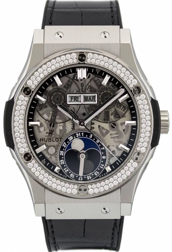 Заказать Hublot  Classic Fusion Titanium Diamonds  547.NX.0170.LR.1104