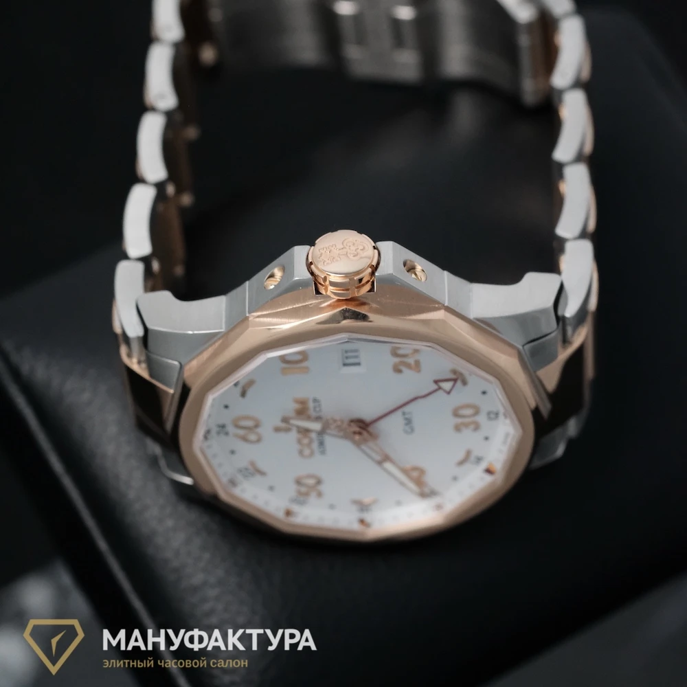 Часы Corum  Admirals Cup Gmt White Dial Automatic  383.330.24/V705 AA12