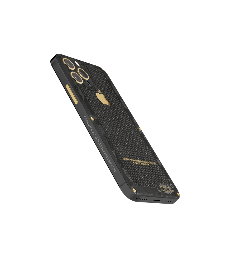 Кастомный Телефон Designa Individual  Carbon Boss Gold  