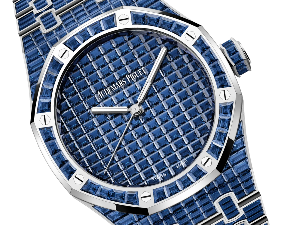 Заказать Audemars Piguet  Royal Oak Selfwinding Blue Sapphire  15514BC.SS.1284BC.02