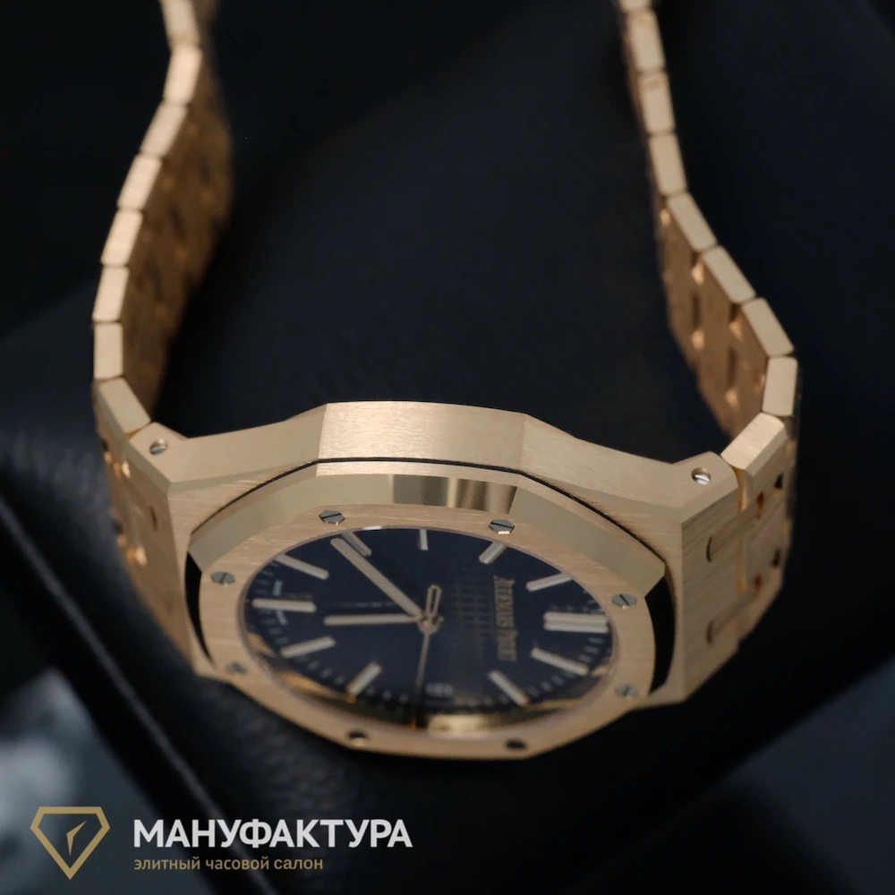 Часы Audemars Piguet  Royal Oak Selfwinding 50Th Anniversary Rose Gold Blue Dial  15510OR.OO.D315CR.01 