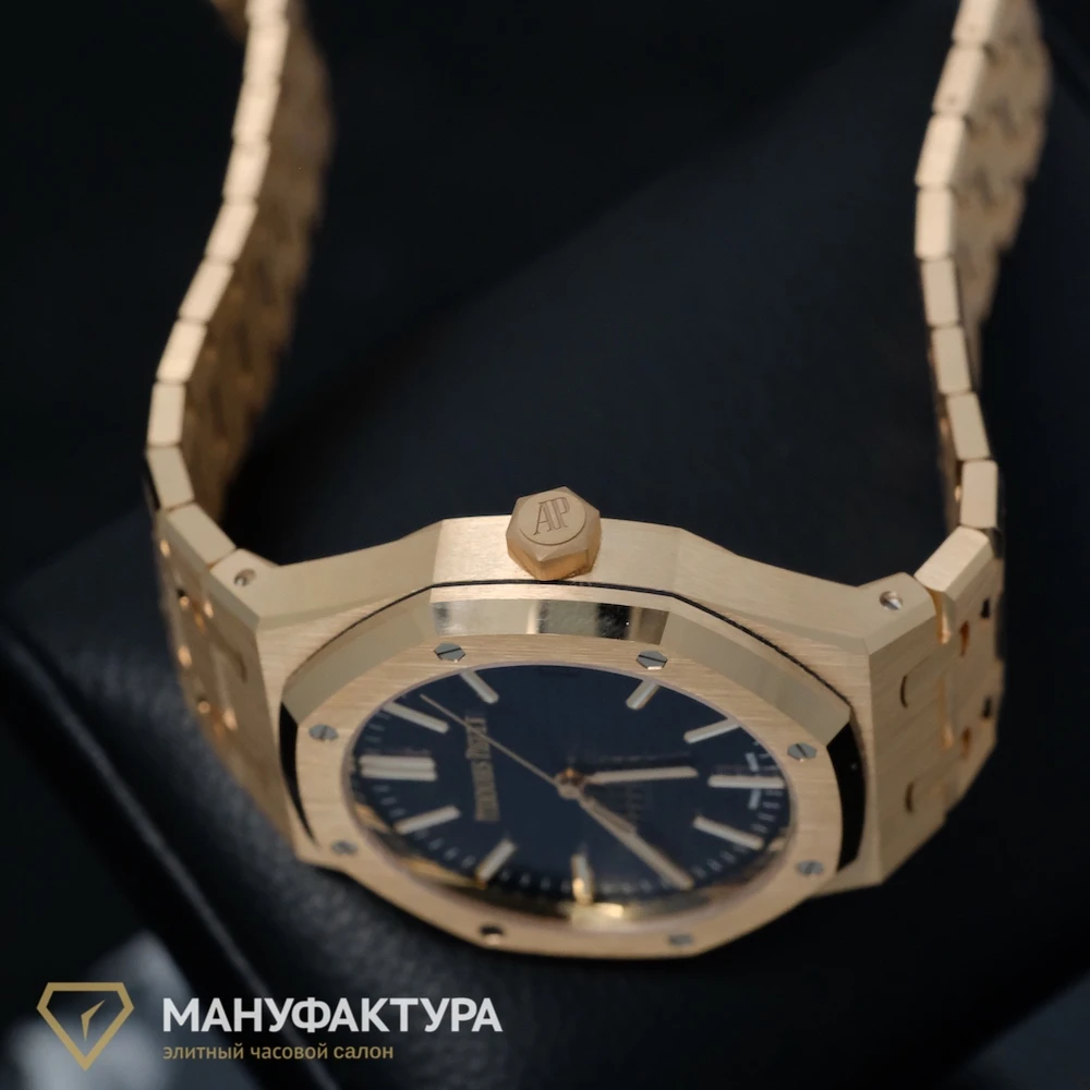 Часы Audemars Piguet  Royal Oak Selfwinding 50Th Anniversary Rose Gold Blue Dial  15510OR.OO.D315CR.01 