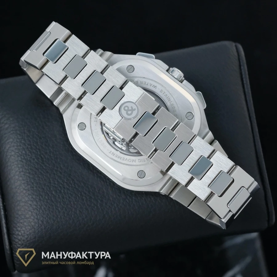 Часы Bell &amp; Ross  Br 05 Chrono Blue Steel  BR05C-BU-ST/SST
