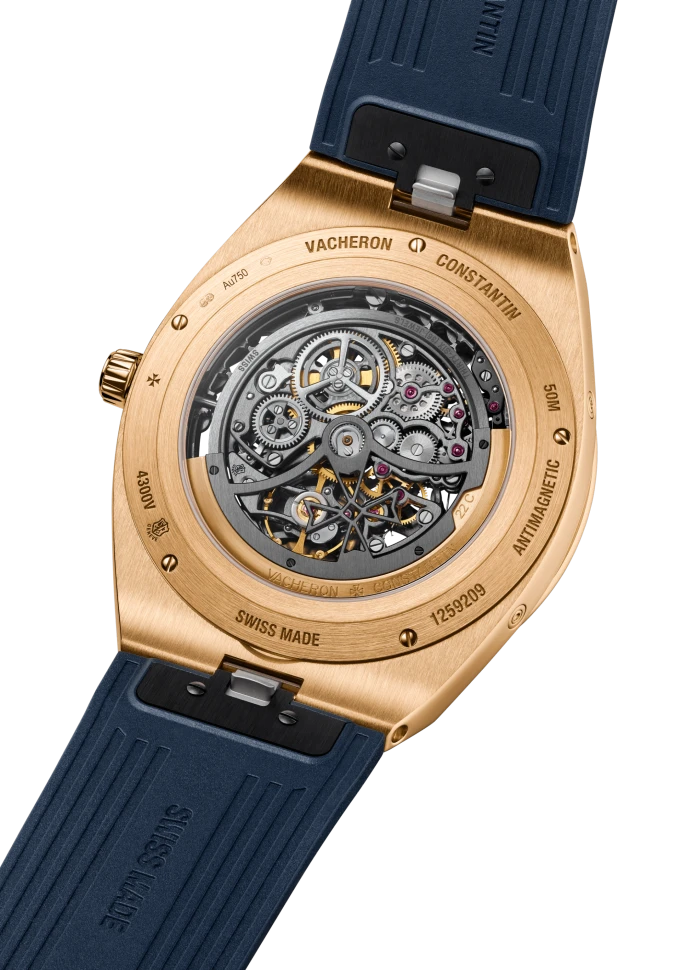 Заказать Vacheron Constantin  Overseas Perpetual Calendar Ultra-Thin Skeleton  4300V/120R-B642