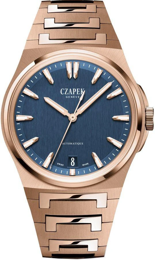 Заказать   Antarctique Mount Erebus Deep Blue  Full Rose Gold 5N Bracelet 6383