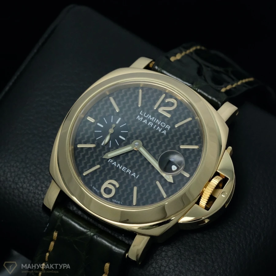 Часы Panerai  Luminor Marina 44Mm 18K Yellow Gold  PAM00140