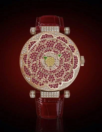 Заказать Franck Muller  Round Double Mystery Peony  42 DM D CD PEO RG