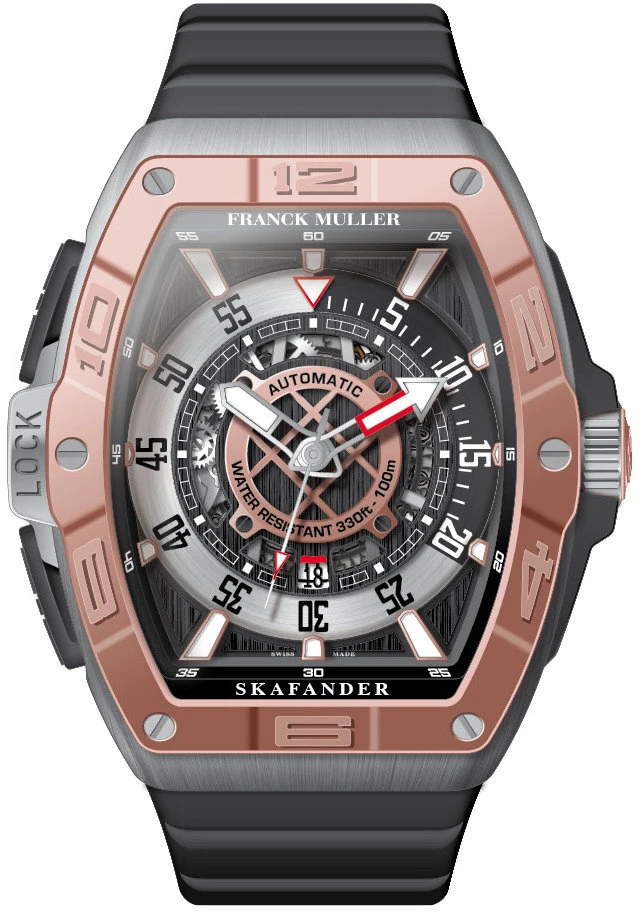 Заказать Franck Muller  Skafander Classic  SKF 46 DV SC DT TTBR 5N.TT