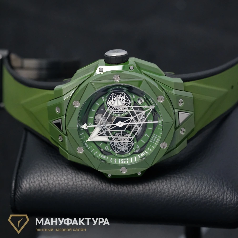 Часы Hublot  Big Bang Sang Bleu Ii Green Ceramic  418.GX.5207.RX.MXM22 