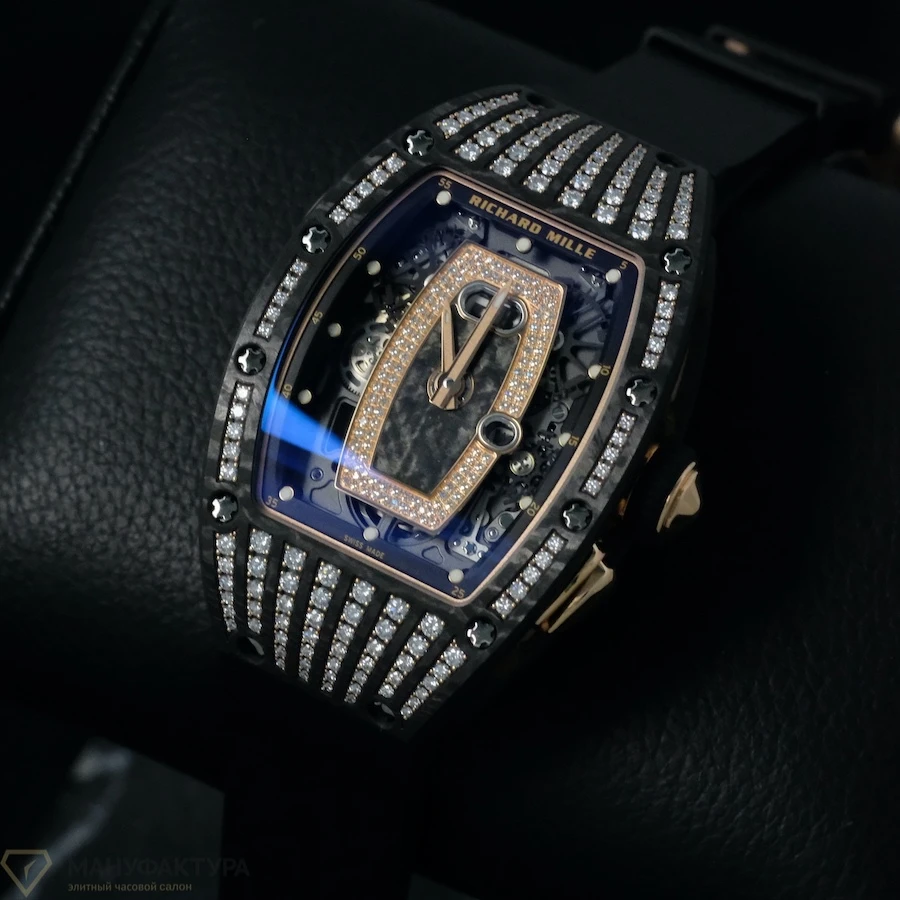 Часы Richard Mille  Tpt® Rose Gold And Diamonds  RM037