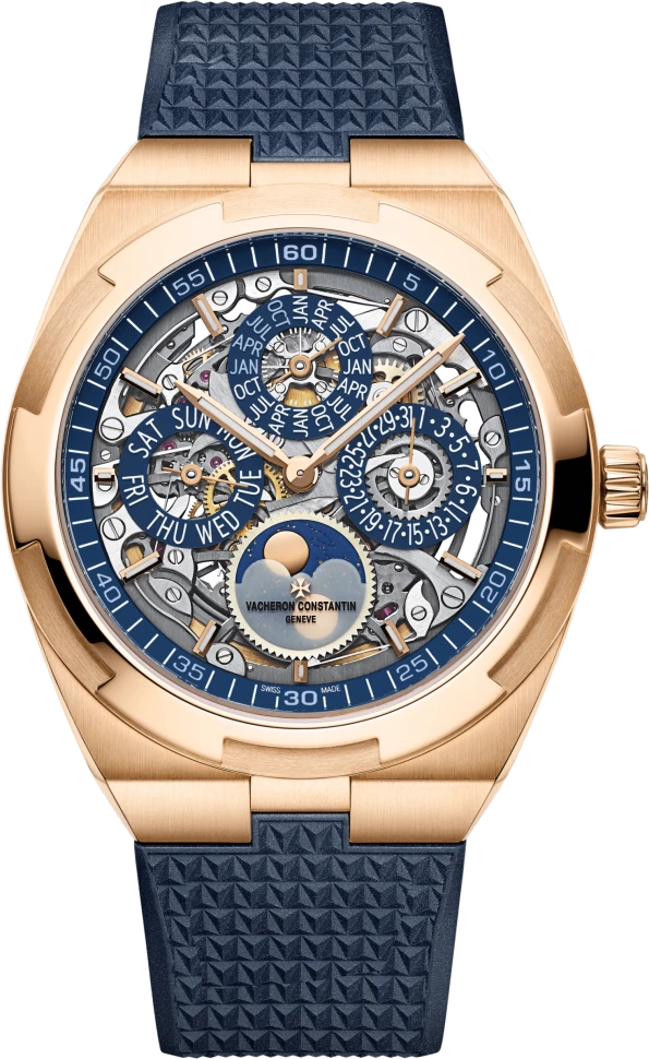 Заказать Vacheron Constantin  Overseas Perpetual Calendar Ultra-Thin Skeleton  4300V/120R-B642
