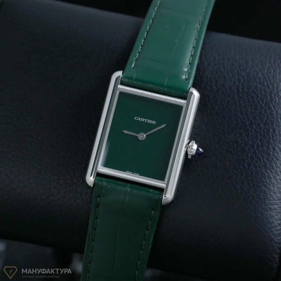 Часы Cartier  Tank Must De Cartier Green Limited Edition 2021  WSTA0056