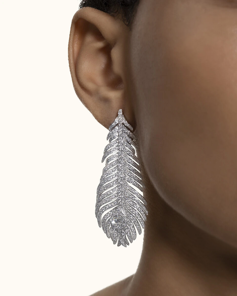 Украшение Boucheron  Серьги Plume De Paon  JCO01073 