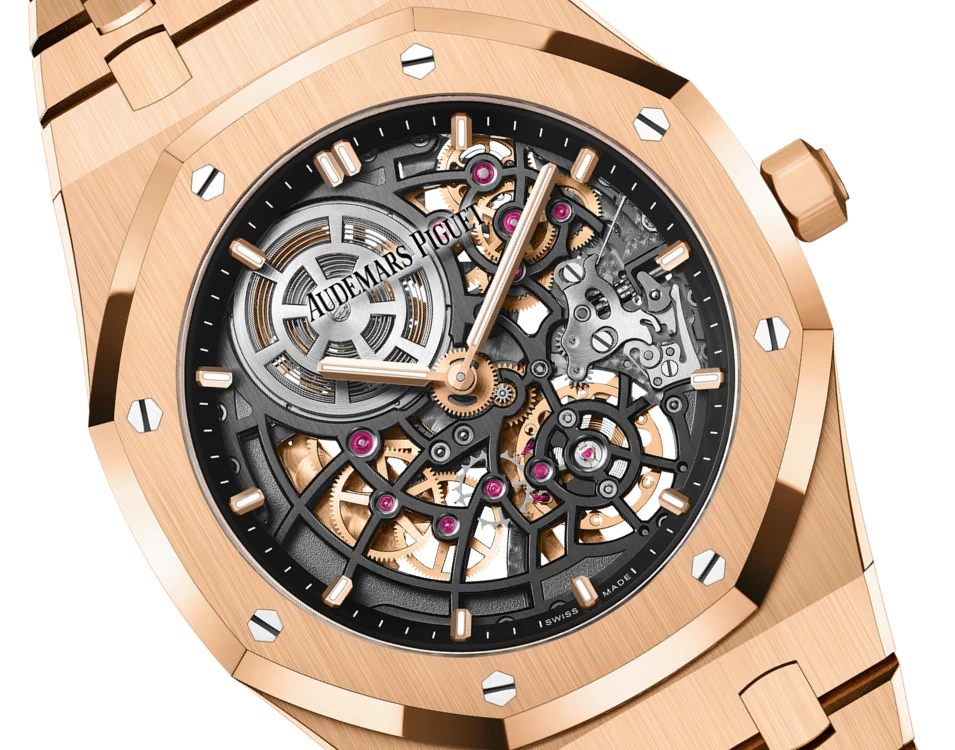 Заказать Audemars Piguet  Royal Oak Jumbo Extra-Thin Openworked  16204OR.OO.1240OR.03