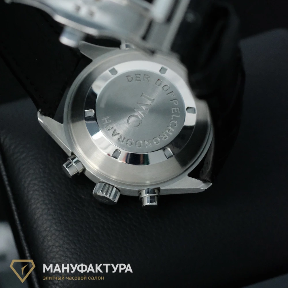 Часы Iwc  Pilot's Watch Doppelchronograph Stainless Steel  IW3713-33