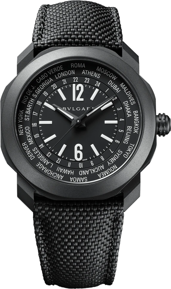 Часы Bvlgari  Octo Roma Worldtimer  103486