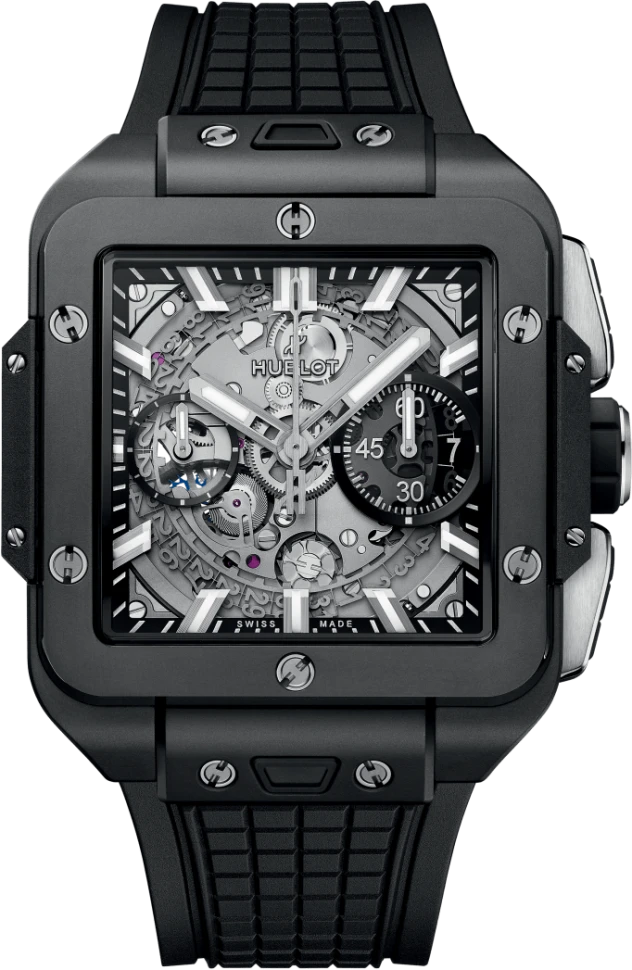 Заказать Hublot  Shaped Square Bang Unico Black Magic  821.CI.0170.RX