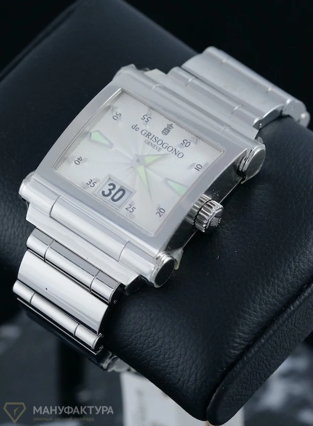 Часы De Grisogono  Grande Stainless Steel Big Date  GRANDE N01