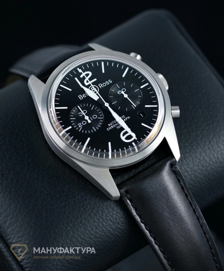Часы Bell &amp; Ross  Vintage Chronograph Br 126 Sport  BRV126-BL-BE/SCA