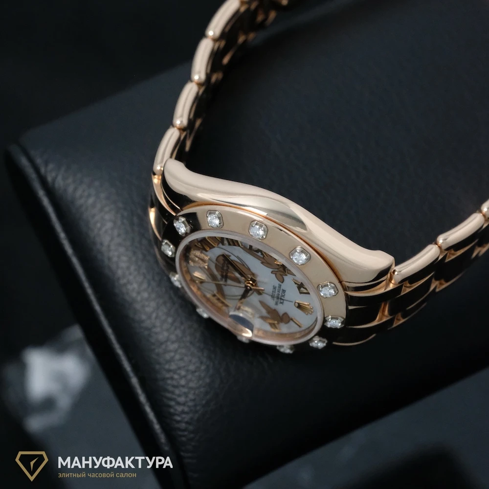 Часы Rolex  Pearlmaster 34 Pearlmaster Rose Gold Watch  81315