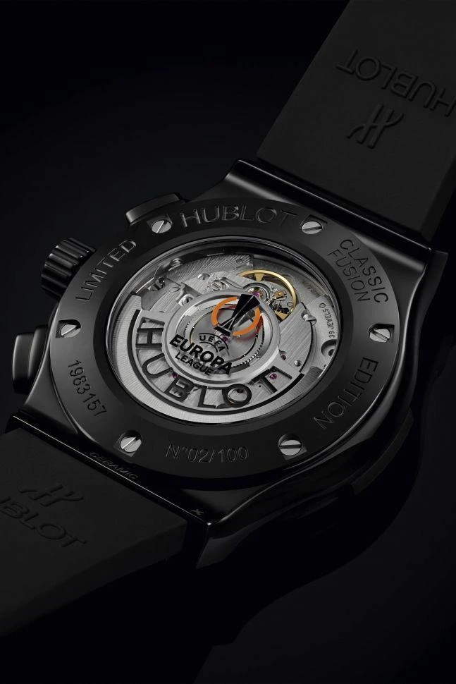 Заказать Hublot  Classic Fusion Chronograph Uefa Europa League Ceramic  541.CM.1479.RX.UEL23
